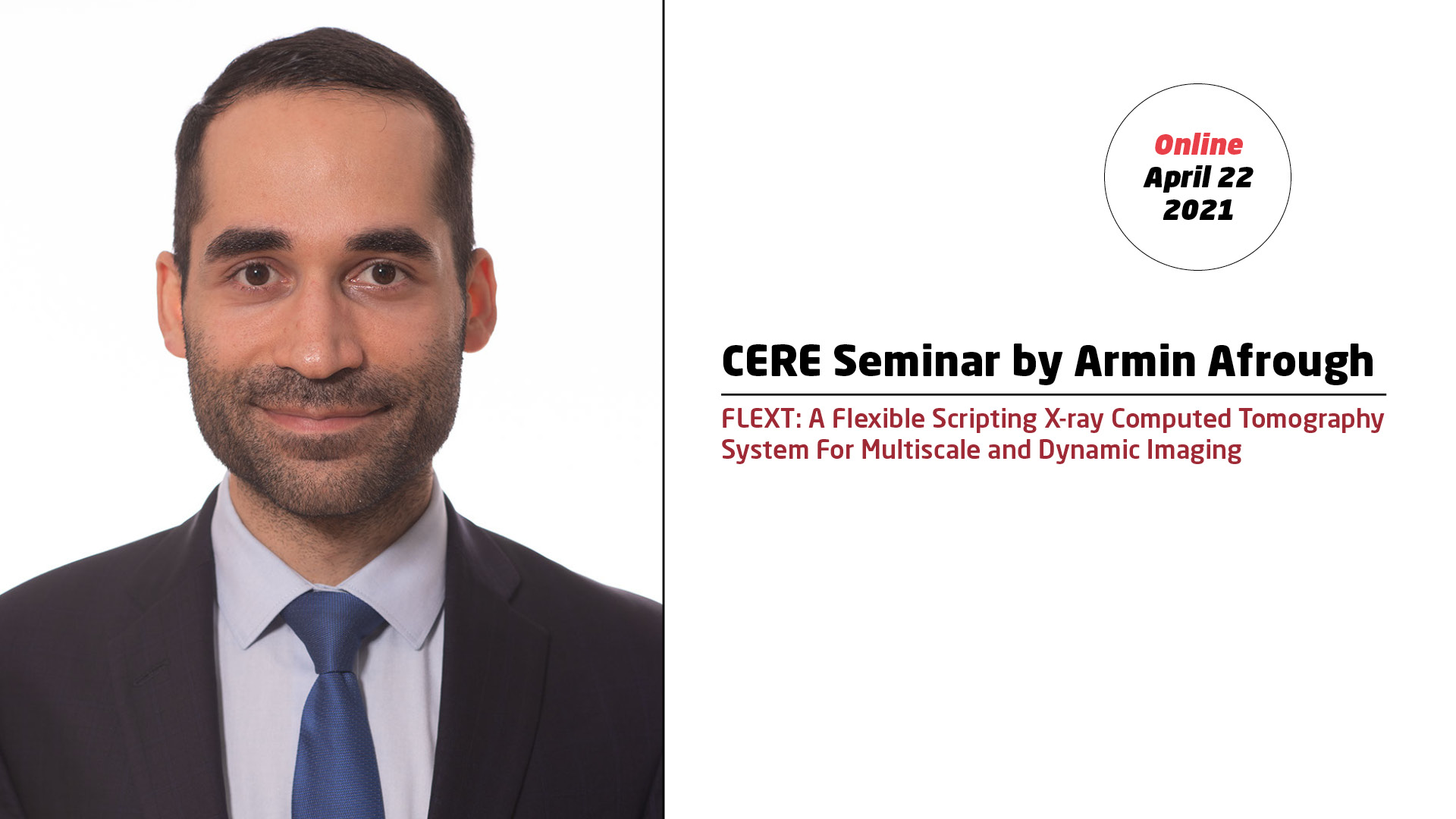 CERE Seminar by Armin Afrough