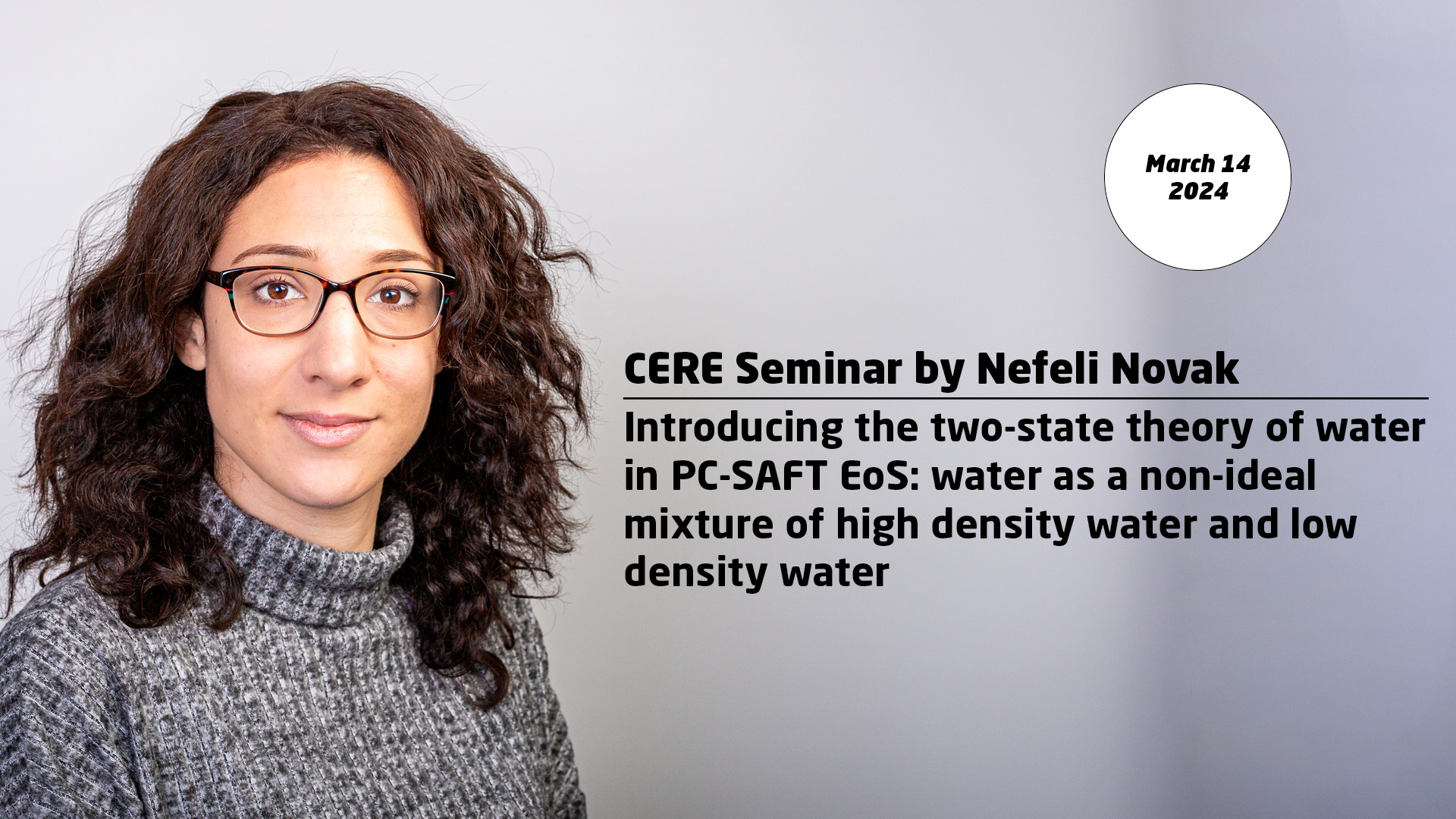CERE Seminar by Nefeli Novak