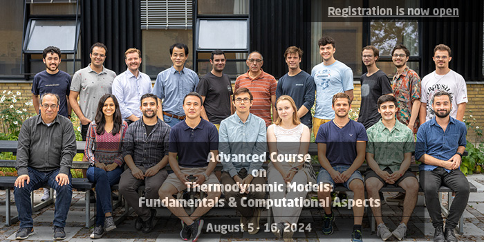 Advanced Course on Thermodynamic Models