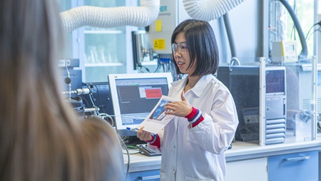 PhD student Meng Shi. Photo: Christian Ove Carlsson