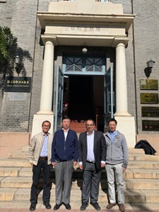 Xiaodong and Georgios Kontogeorgis visiting Tsinghua University
